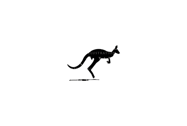 Aufkleber Kangaroo, Känguru, Australien, Outback, Wildtier