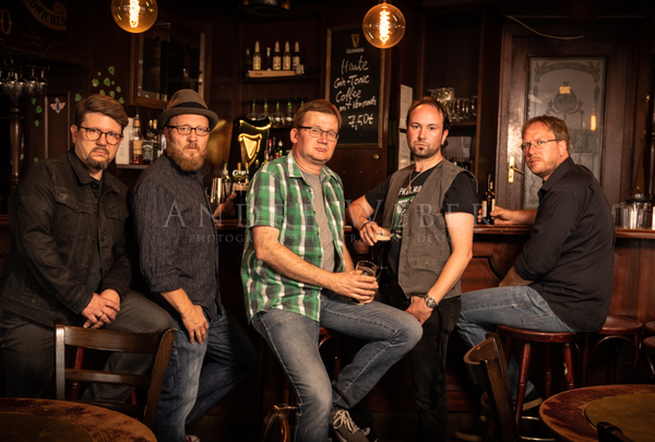 Coppersmoke Band aus Würzburg im Irish pixie